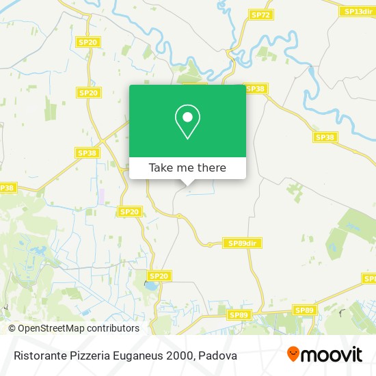 Ristorante Pizzeria Euganeus 2000 map