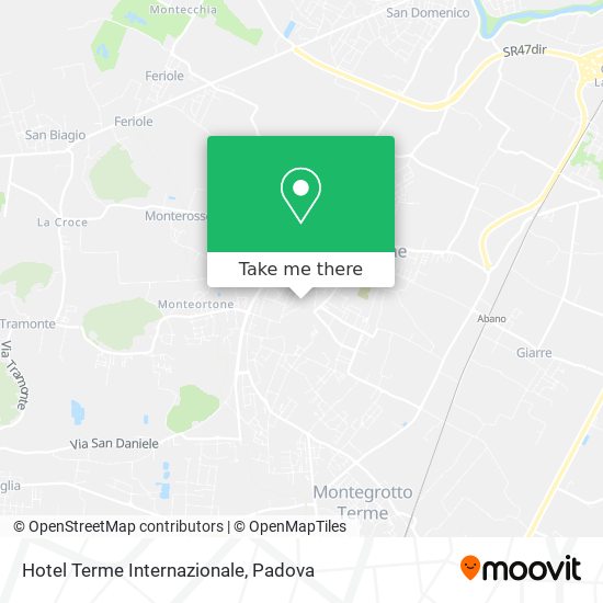 Hotel Terme Internazionale map