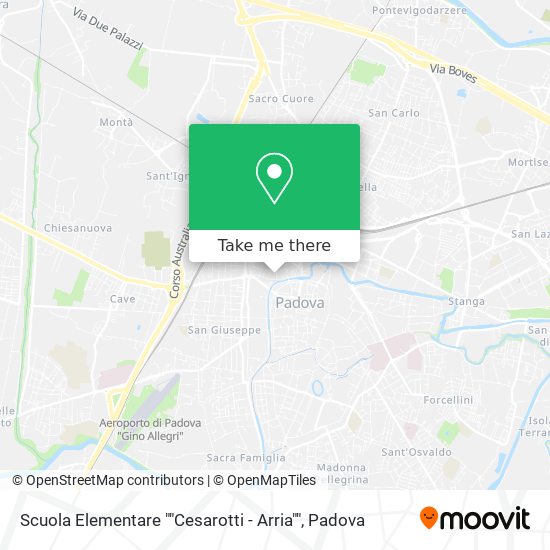 Scuola Elementare ""Cesarotti - Arria"" map