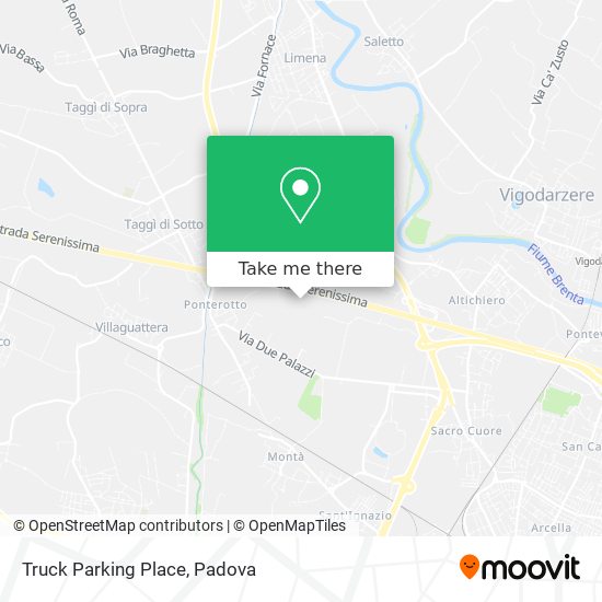 Truck Parking Place map