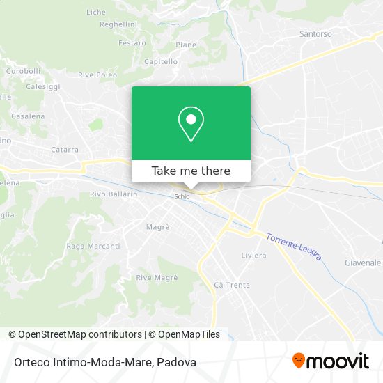 Orteco Intimo-Moda-Mare map