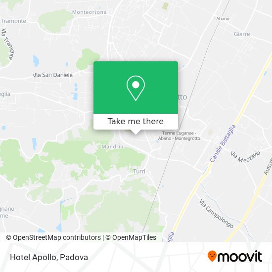 Hotel Apollo map