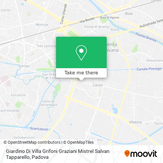 Giardino Di Villa Grifoni Graziani Mistrel Salvan Tapparello map