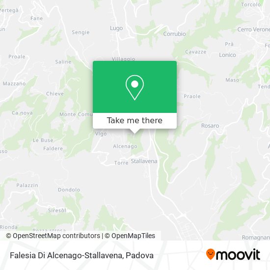 Falesia Di Alcenago-Stallavena map