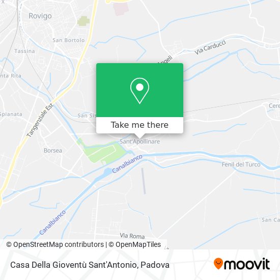 Casa Della Gioventù Sant'Antonio map