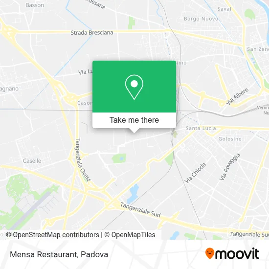 Mensa Restaurant map