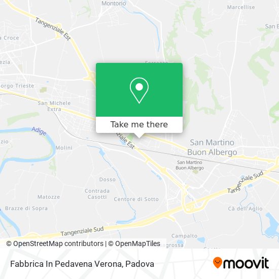 Fabbrica In Pedavena Verona map