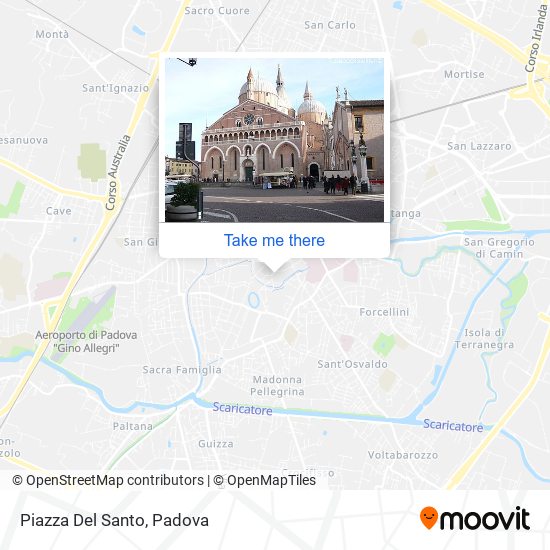 Piazza Del Santo map