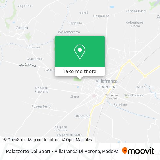 Palazzetto Del Sport - Villafranca Di Verona map