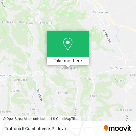 Trattoria Il Combattente map