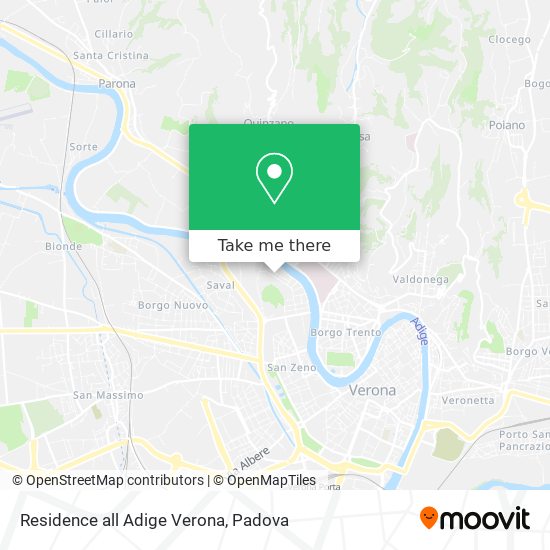 Residence all Adige Verona map