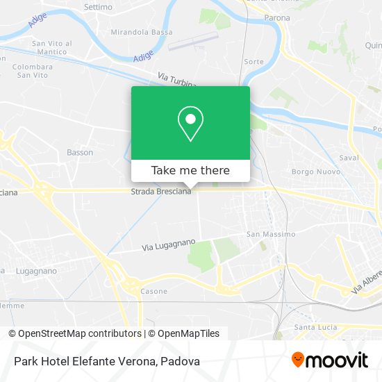 Park Hotel Elefante Verona map