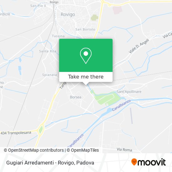 Gugiari Arredamenti - Rovigo map