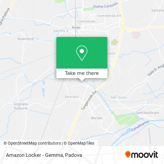 Amazon Locker - Gemma map