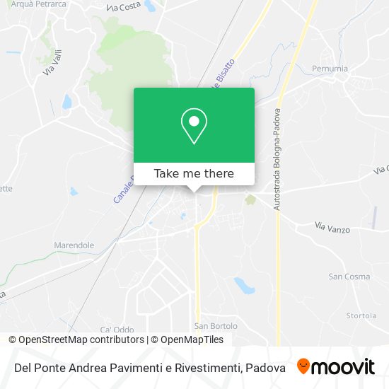 Del Ponte Andrea Pavimenti e Rivestimenti map