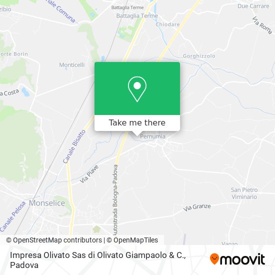 Impresa Olivato Sas di Olivato Giampaolo & C. map