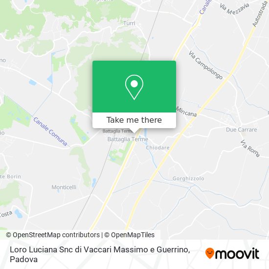 Loro Luciana Snc di Vaccari Massimo e Guerrino map