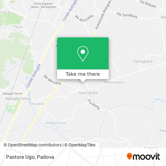 Pastore Ugo map