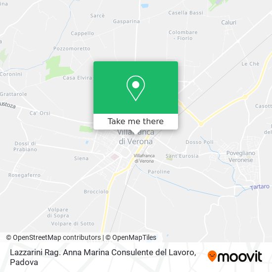 Lazzarini Rag. Anna Marina Consulente del Lavoro map