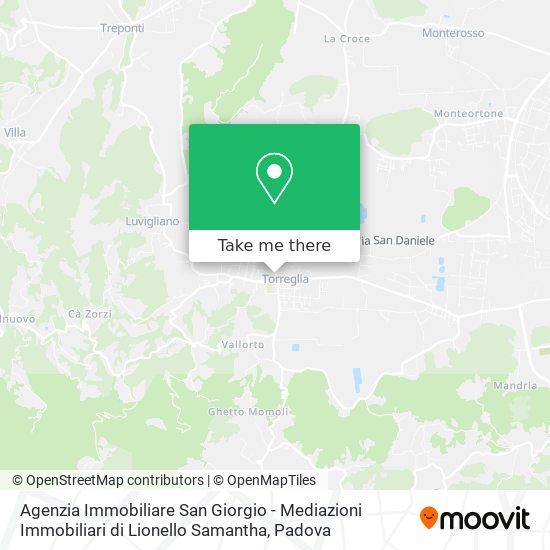 Agenzia Immobiliare San Giorgio - Mediazioni Immobiliari di Lionello Samantha map