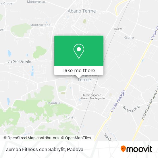 Zumba Fitness con Sabryfit map