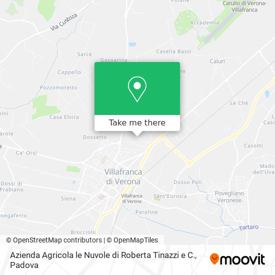 Azienda Agricola le Nuvole di Roberta Tinazzi e C. map