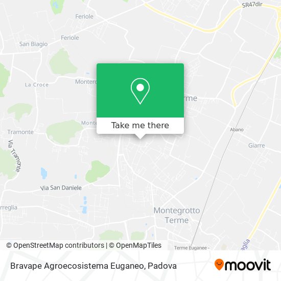 Bravape Agroecosistema Euganeo map