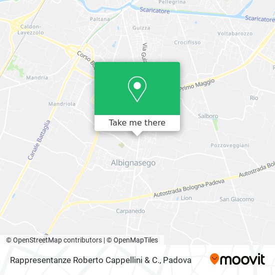Rappresentanze Roberto Cappellini & C. map