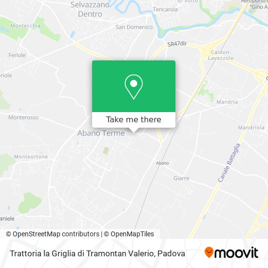 Trattoria la Griglia di Tramontan Valerio map