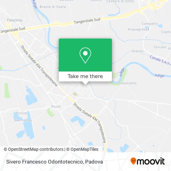 Sivero Francesco Odontotecnico map