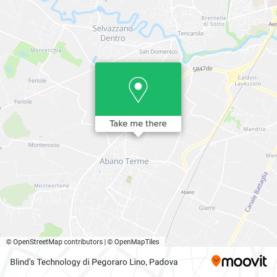 Blind's Technology di Pegoraro Lino map