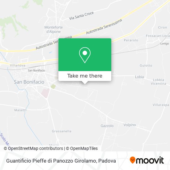 Guantificio Pieffe di Panozzo Girolamo map