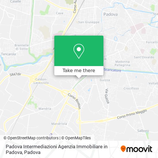 Padova Intermediazioni Agenzia Immobiliare in Padova map