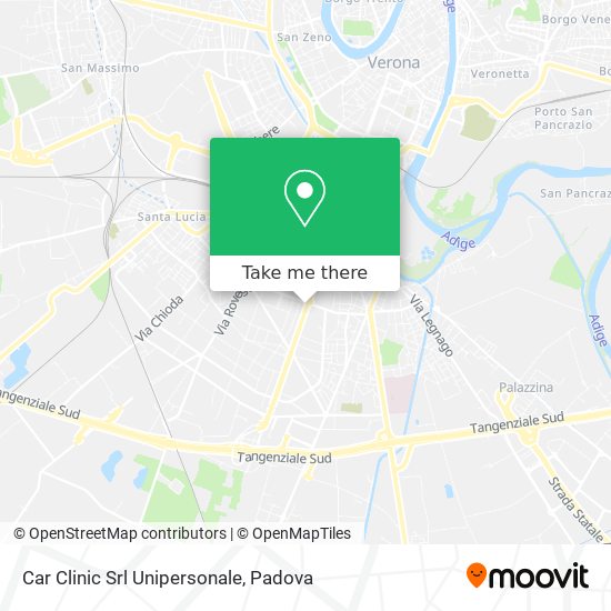 Car Clinic Srl Unipersonale map