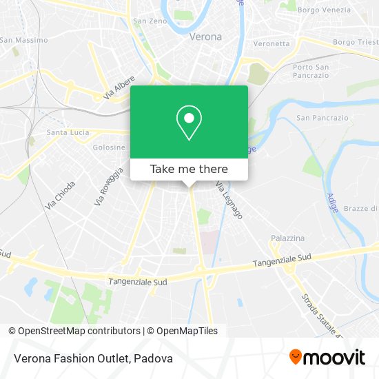 Verona Fashion Outlet map