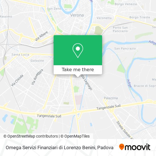 Omega Servizi Finanziari di Lorenzo Benini map