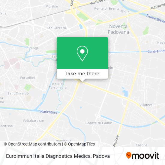 Euroimmun Italia Diagnostica Medica map