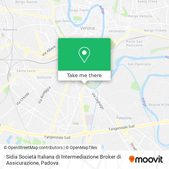 Sidia Società Italiana di Intermediazione Broker di Assicurazione map