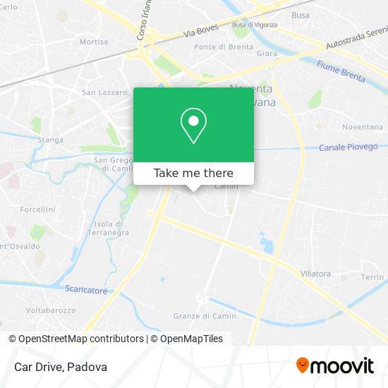 Car Drive map