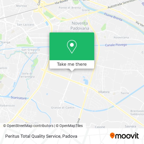Peritus Total Quality Service map