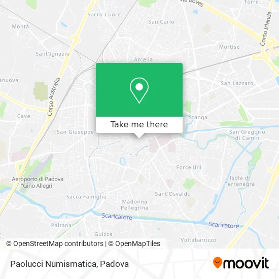 Paolucci Numismatics map