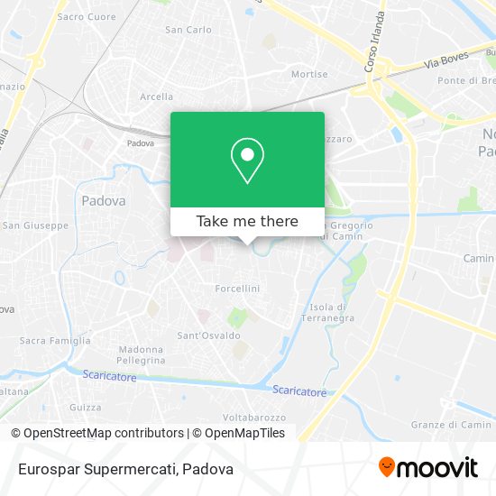 Eurospar Supermercati map