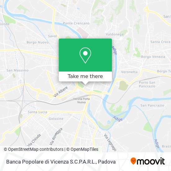 Banca Popolare di Vicenza S.C.P.A.R.L. map