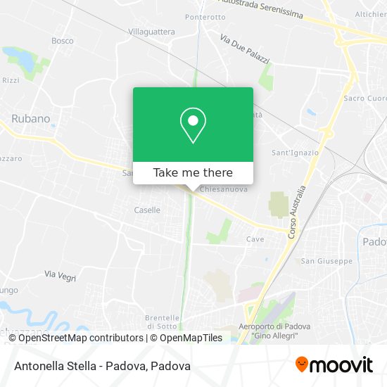 Antonella Stella - Padova map