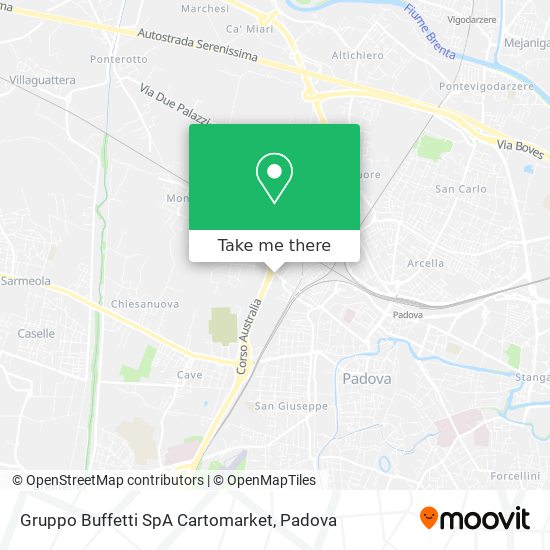 Gruppo Buffetti SpA Cartomarket map