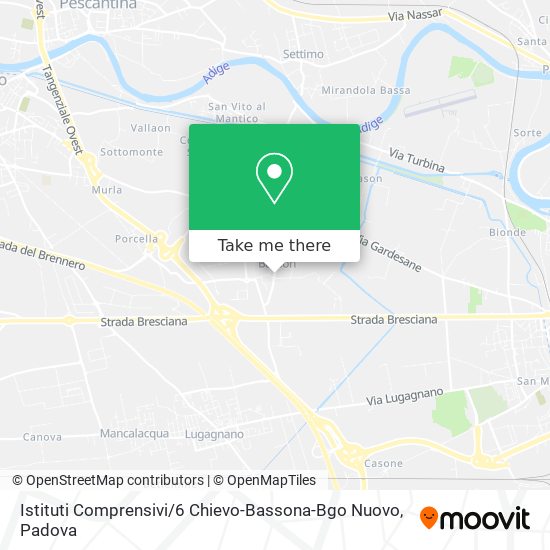 Istituti Comprensivi / 6 Chievo-Bassona-Bgo Nuovo map