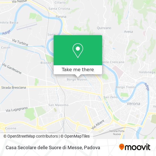 Casa Secolare delle Suore di Messe map