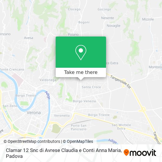 Clamar 12 Snc di Avrese Claudia e Conti Anna Maria map