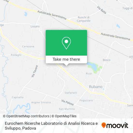 Eurochem Ricerche Laboratorio di Analisi Ricerca e Sviluppo map