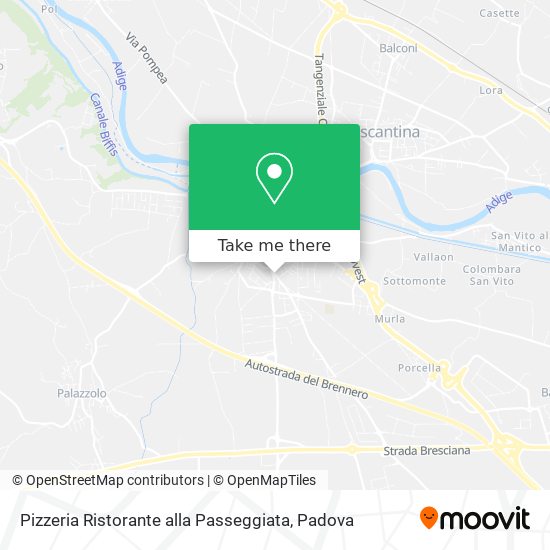 Pizzeria Ristorante alla Passeggiata map